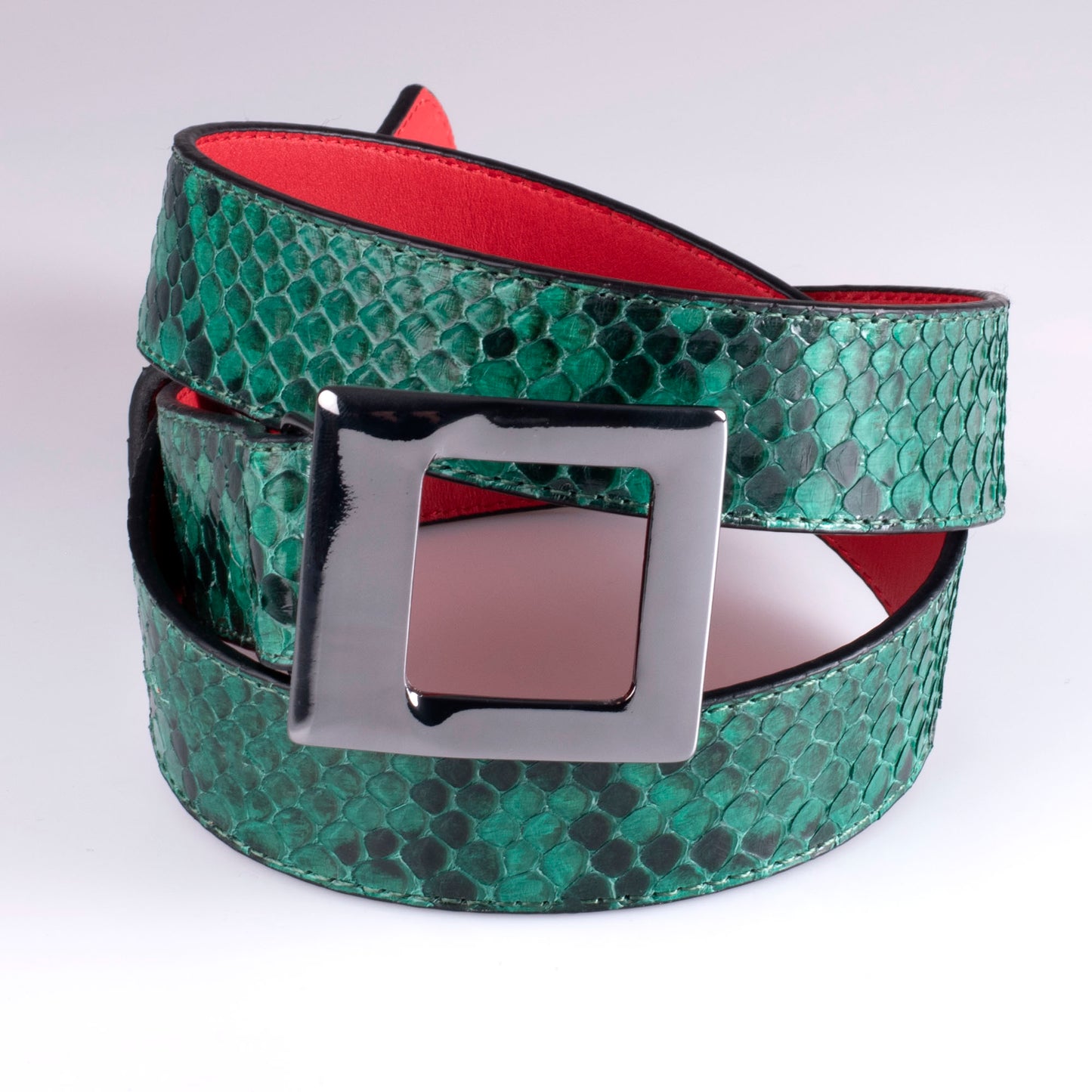 cinturón ancho mujer verde