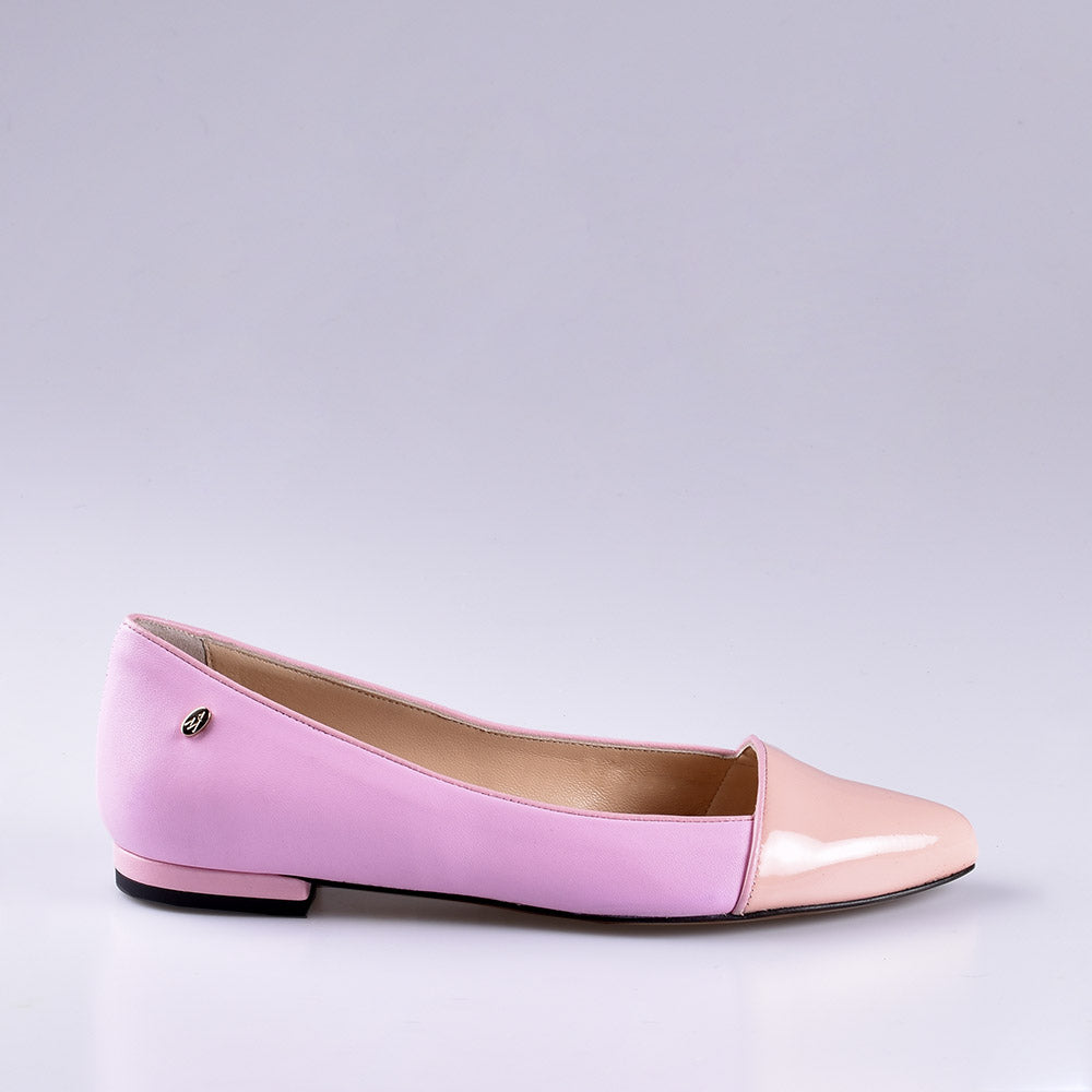 bailarinas cuero rosa