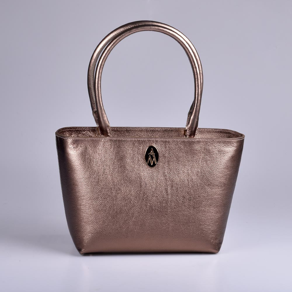bolso grande bronce