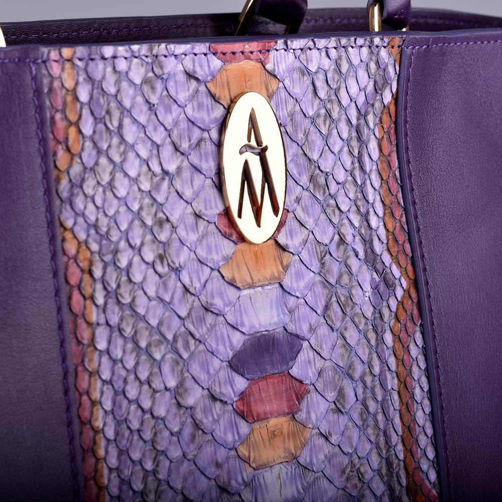 bolso morado grande