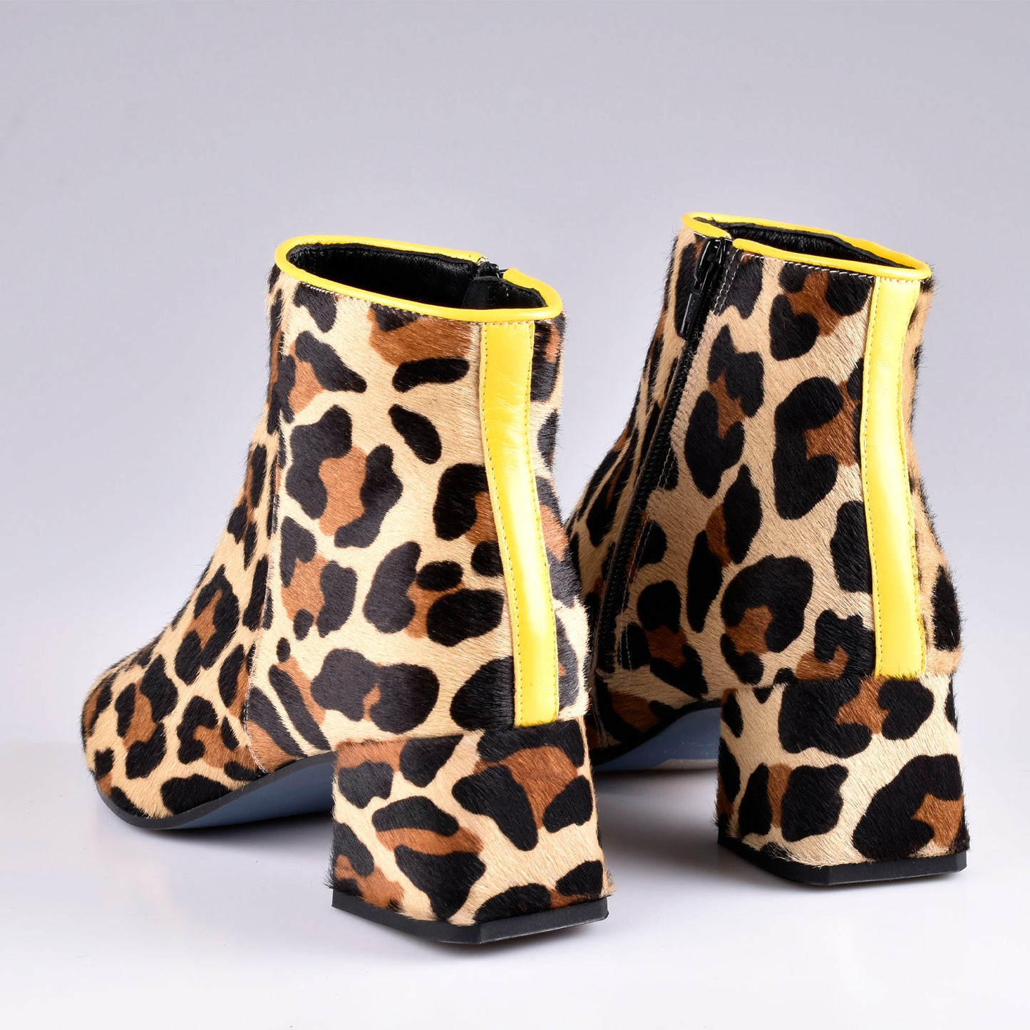 botin amarillo mujer