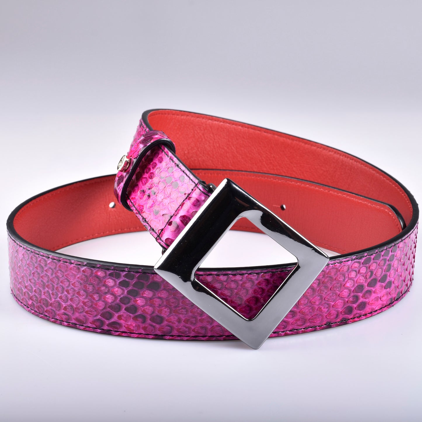 cinturón mujer fucsia
