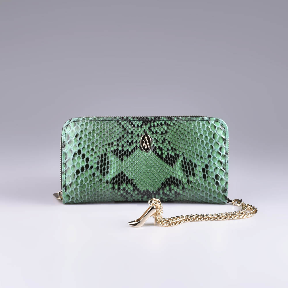 cartera de pitón