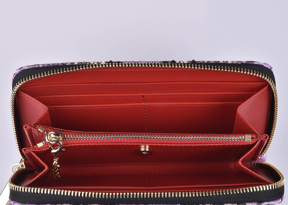 Cartera grande rosa y rojo