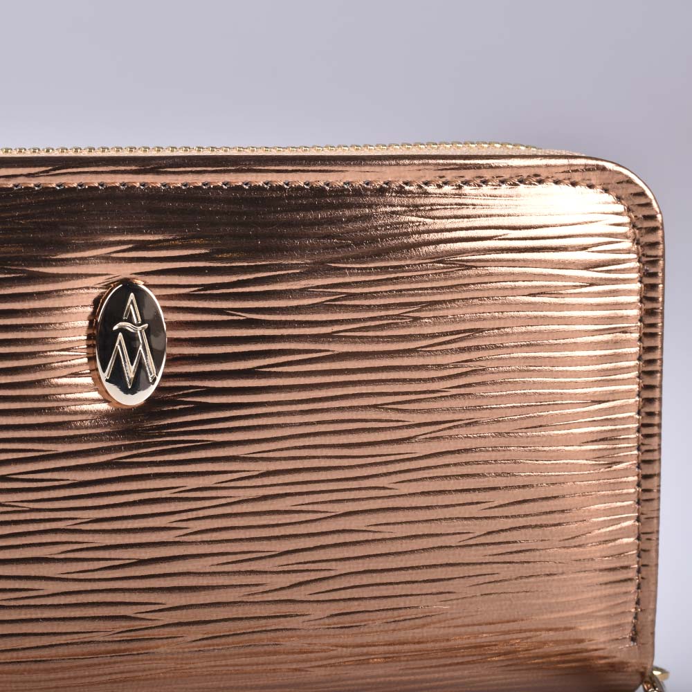 Cartera mujer bronce