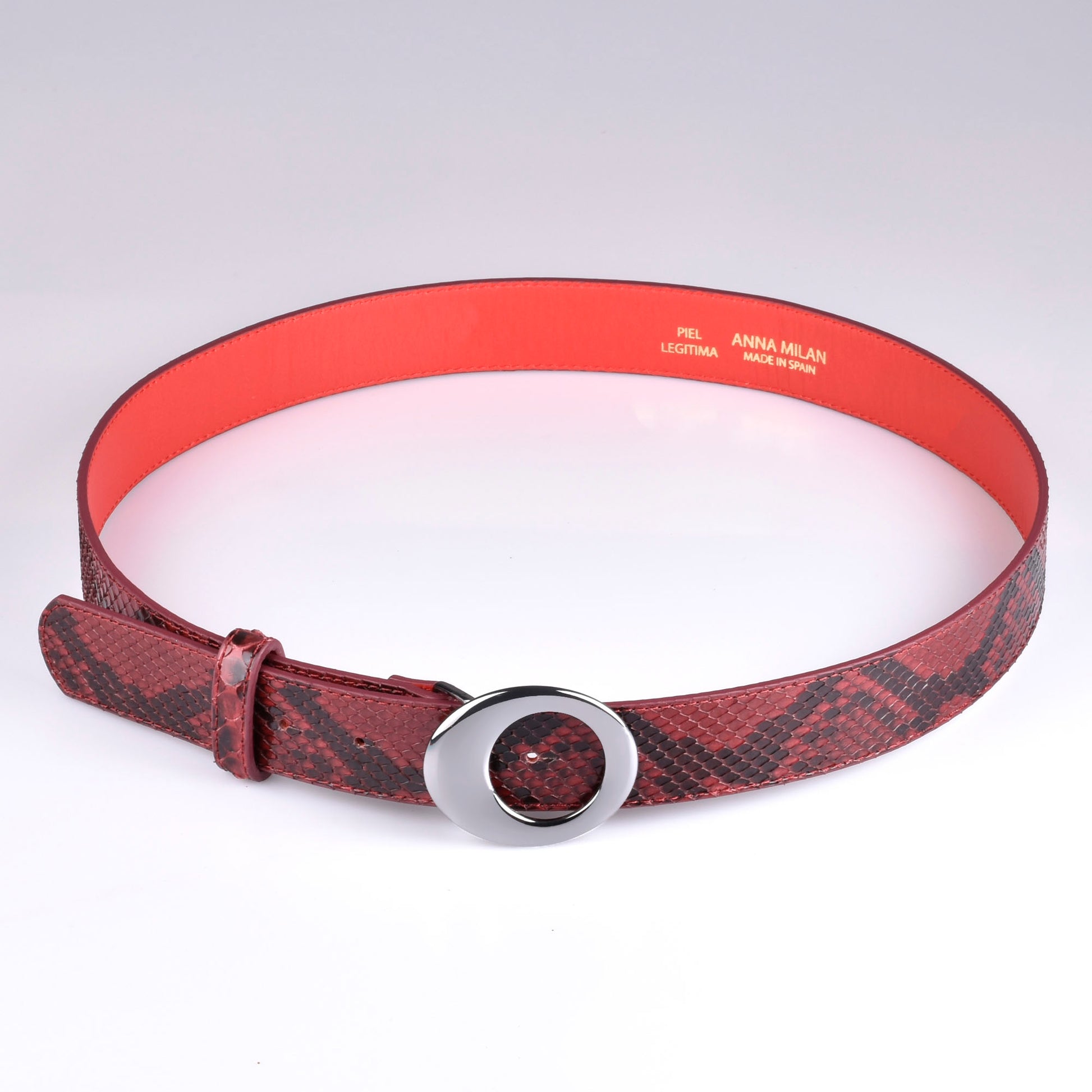 cinturon piton rojo