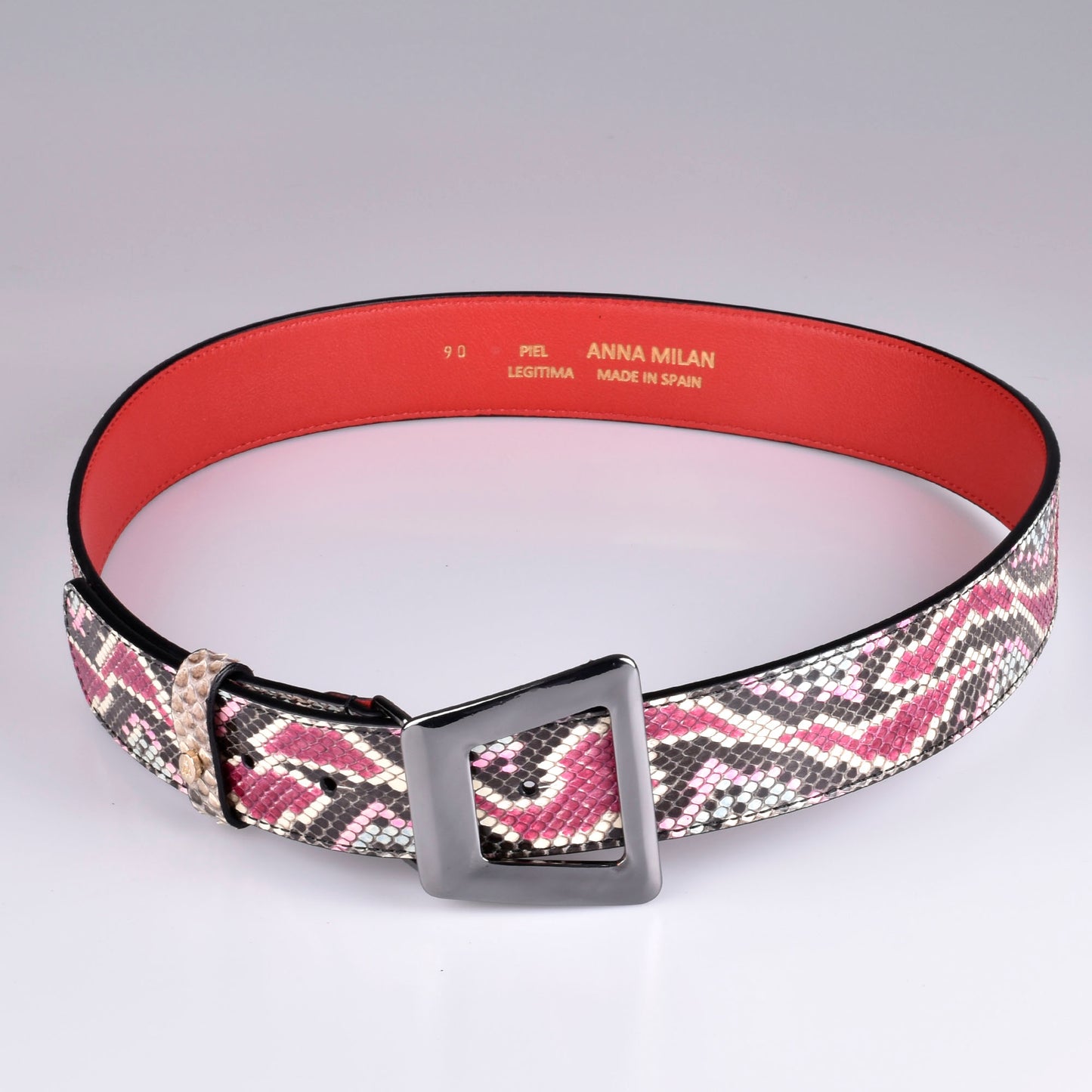 cinturón mujer rosa