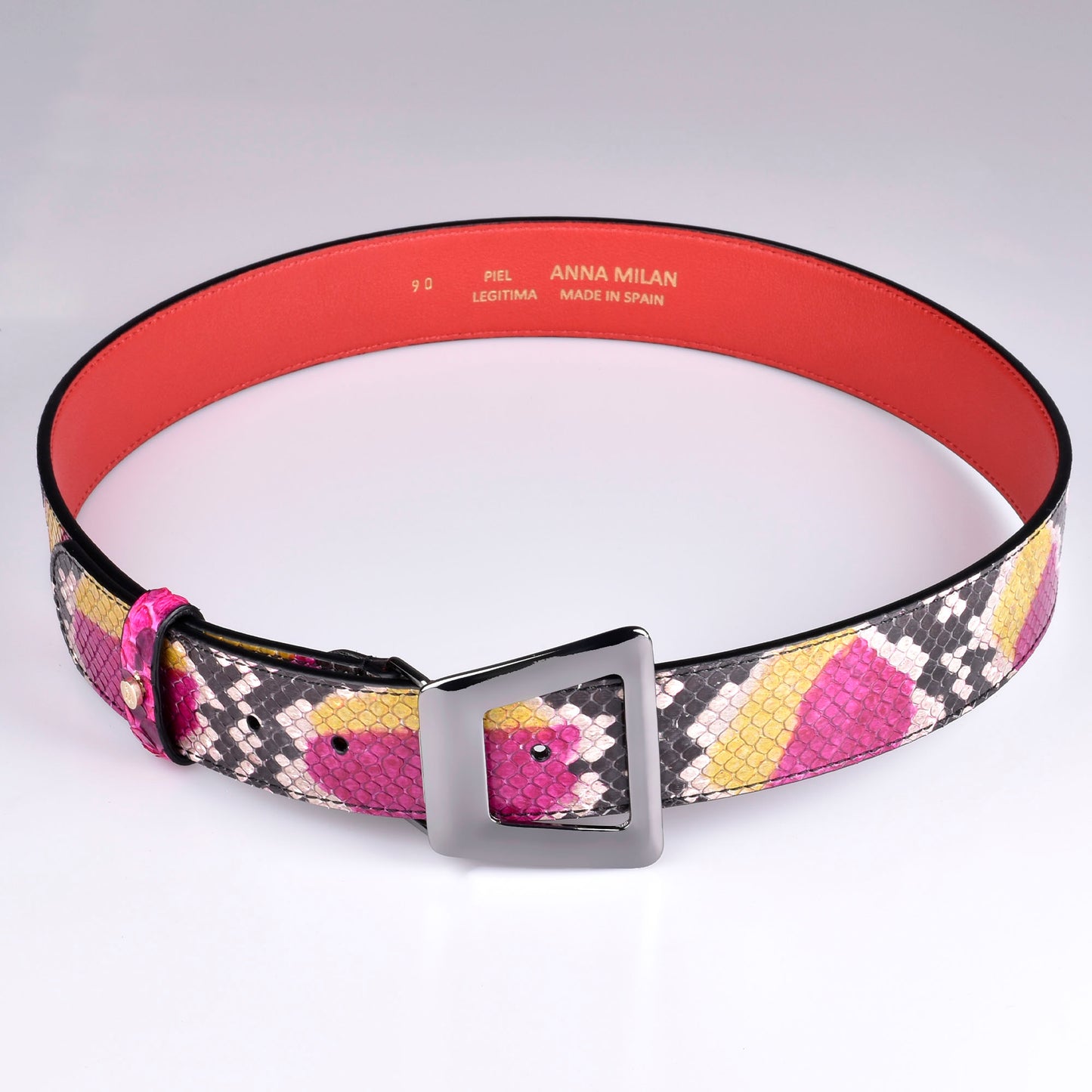 cinturon mujer rosa
