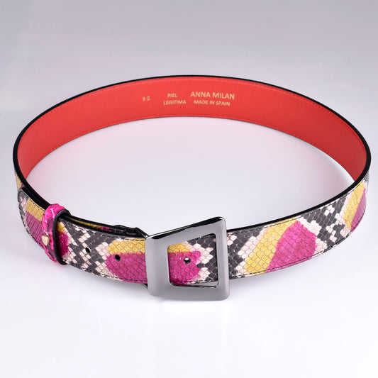 cinturon mujer rosa
