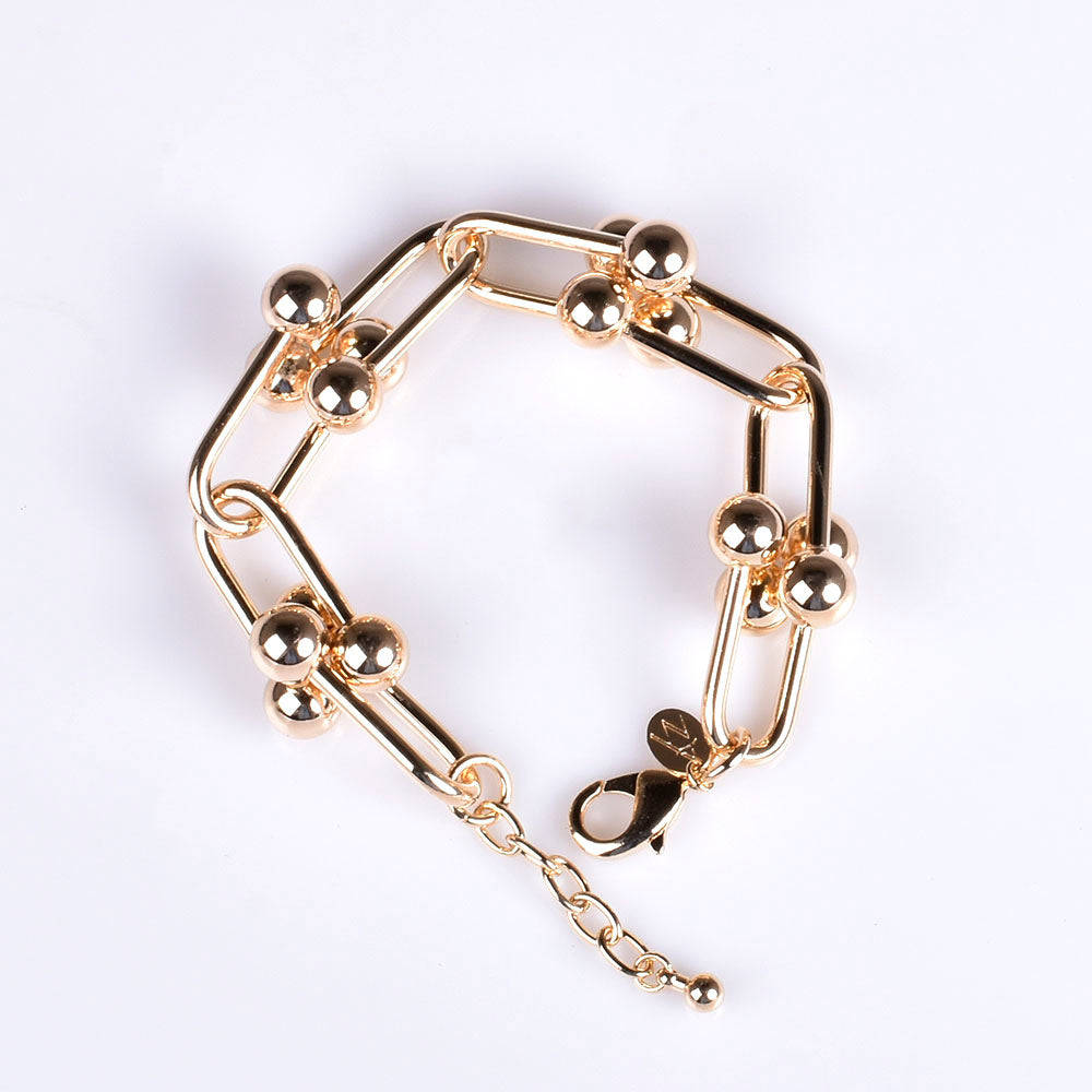 Bracciale da donna placcato oro
