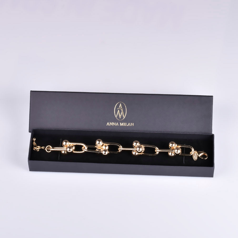 Bracciale da donna placcato oro