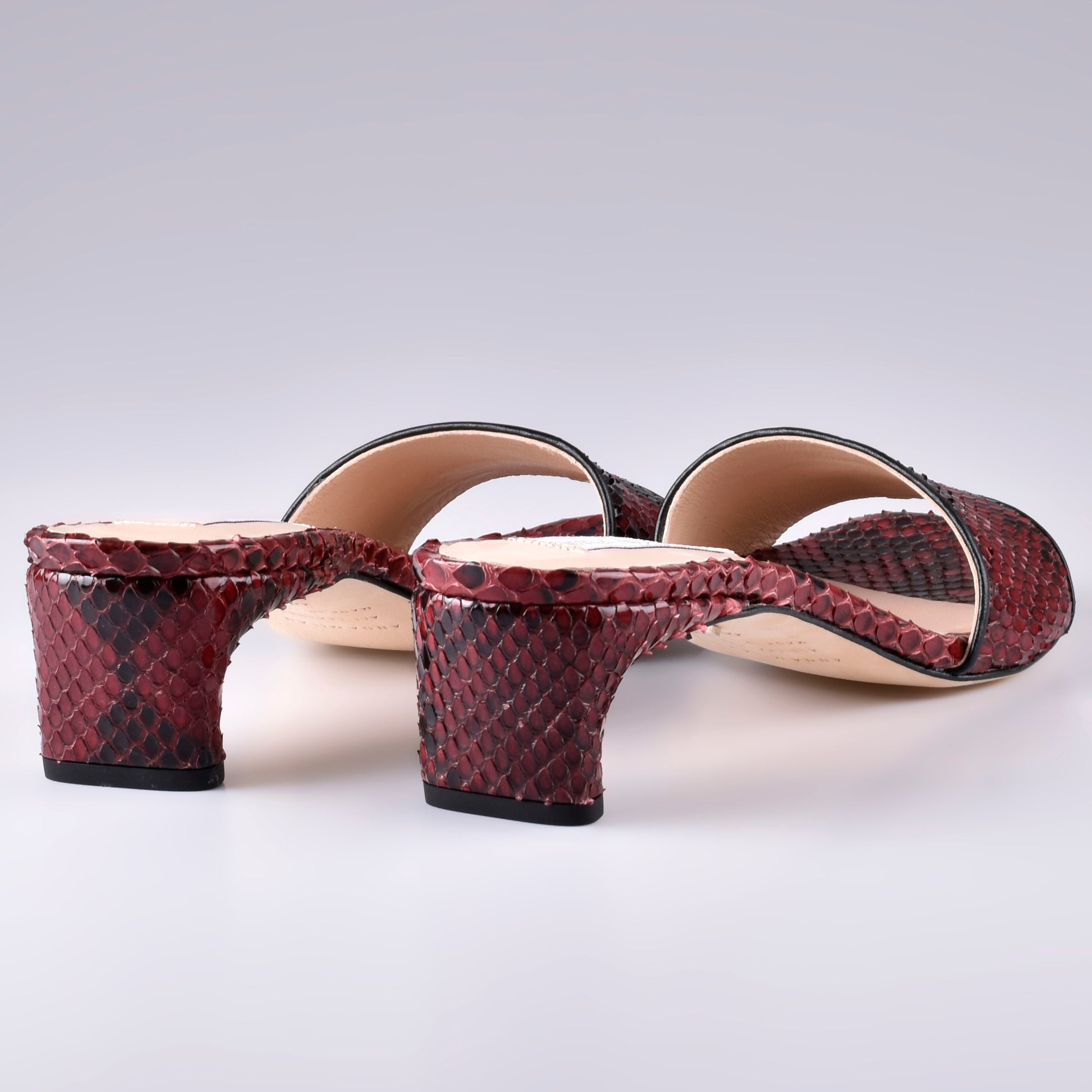 sandalias tacón bajo de lujo