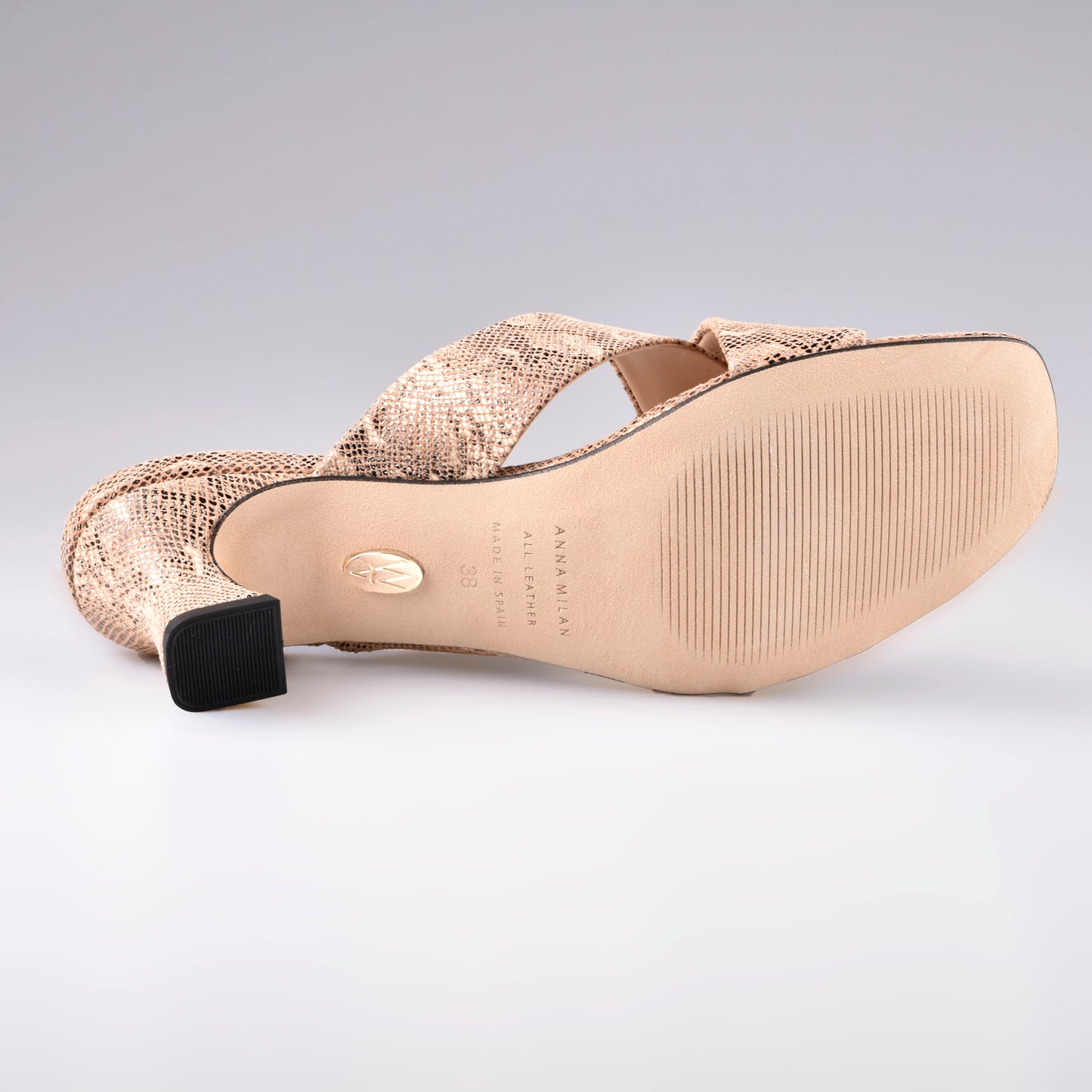 sandalias suela de cuero