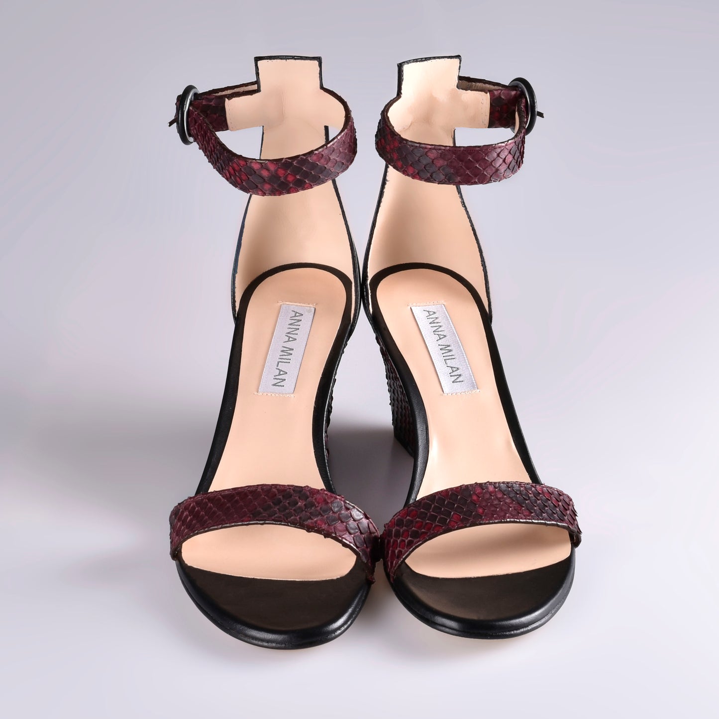 sandalias mujer pitón