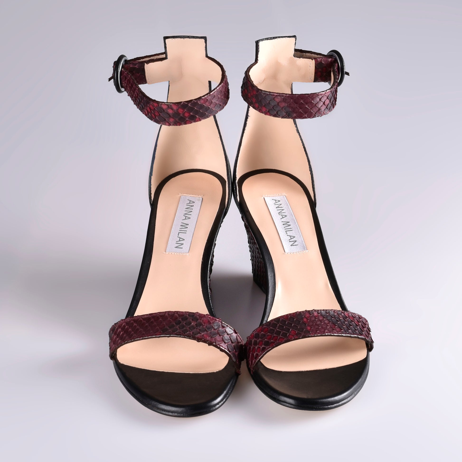 sandalias mujer pitón