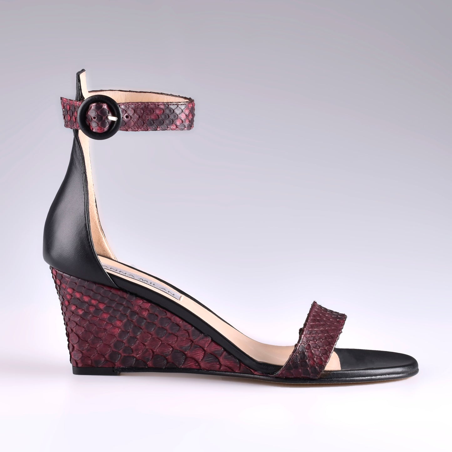 sandalias mujer pitón