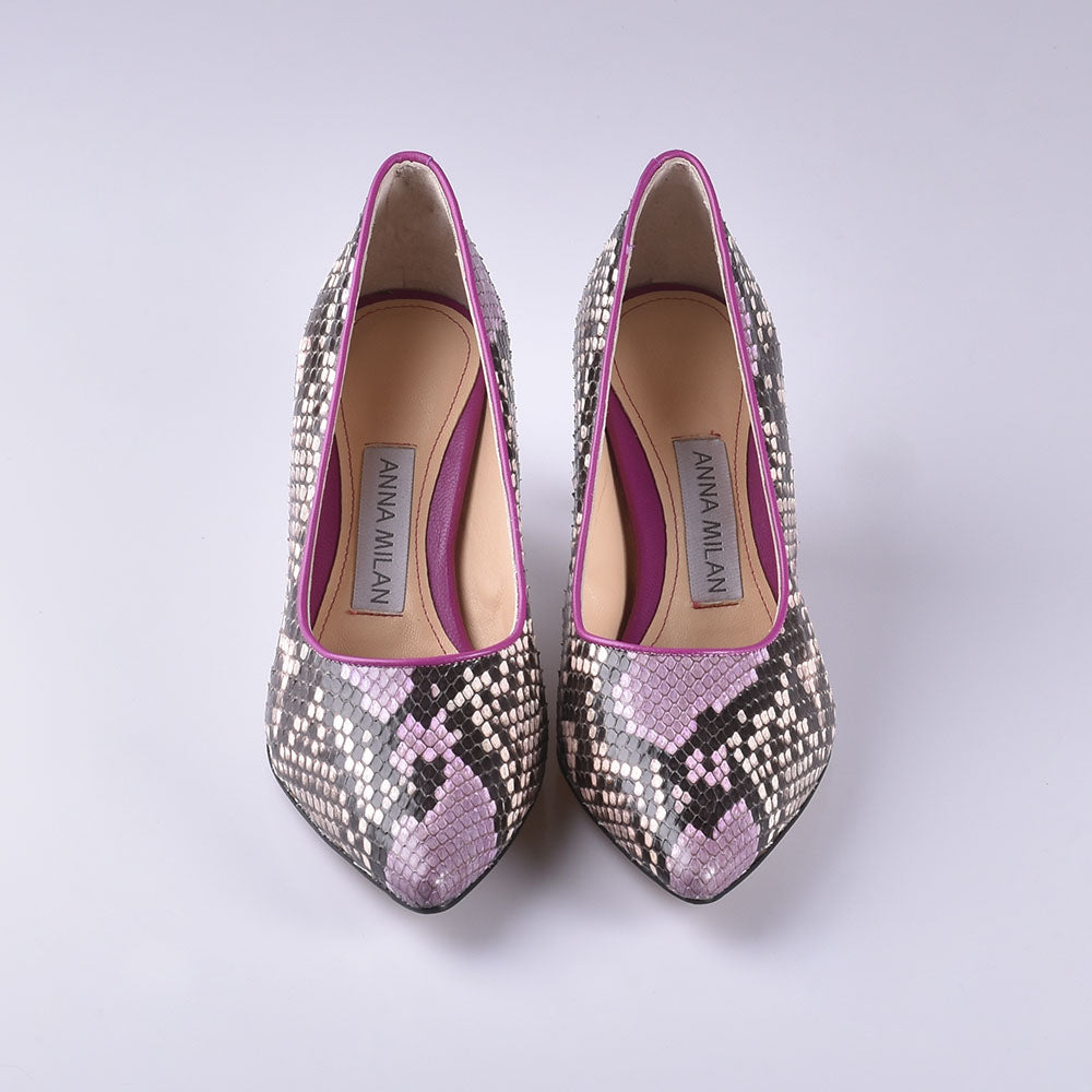 zapatos piton rosa