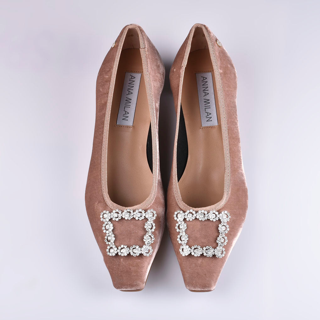 Zapato de tacon bajo
