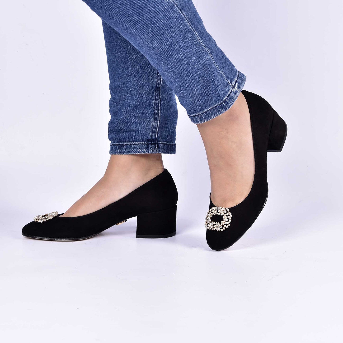 zapato tacon bajo