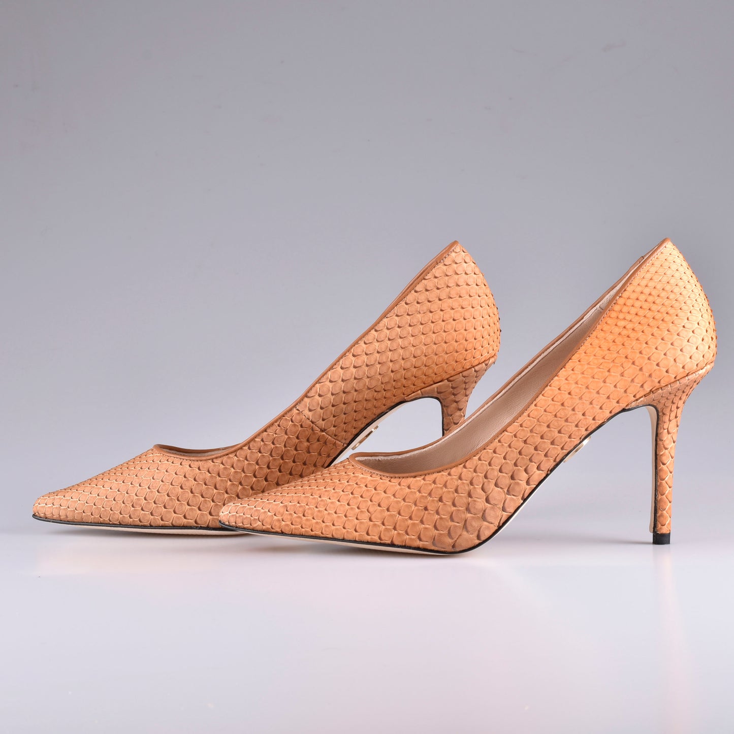 zapatos mujer marrón pitón