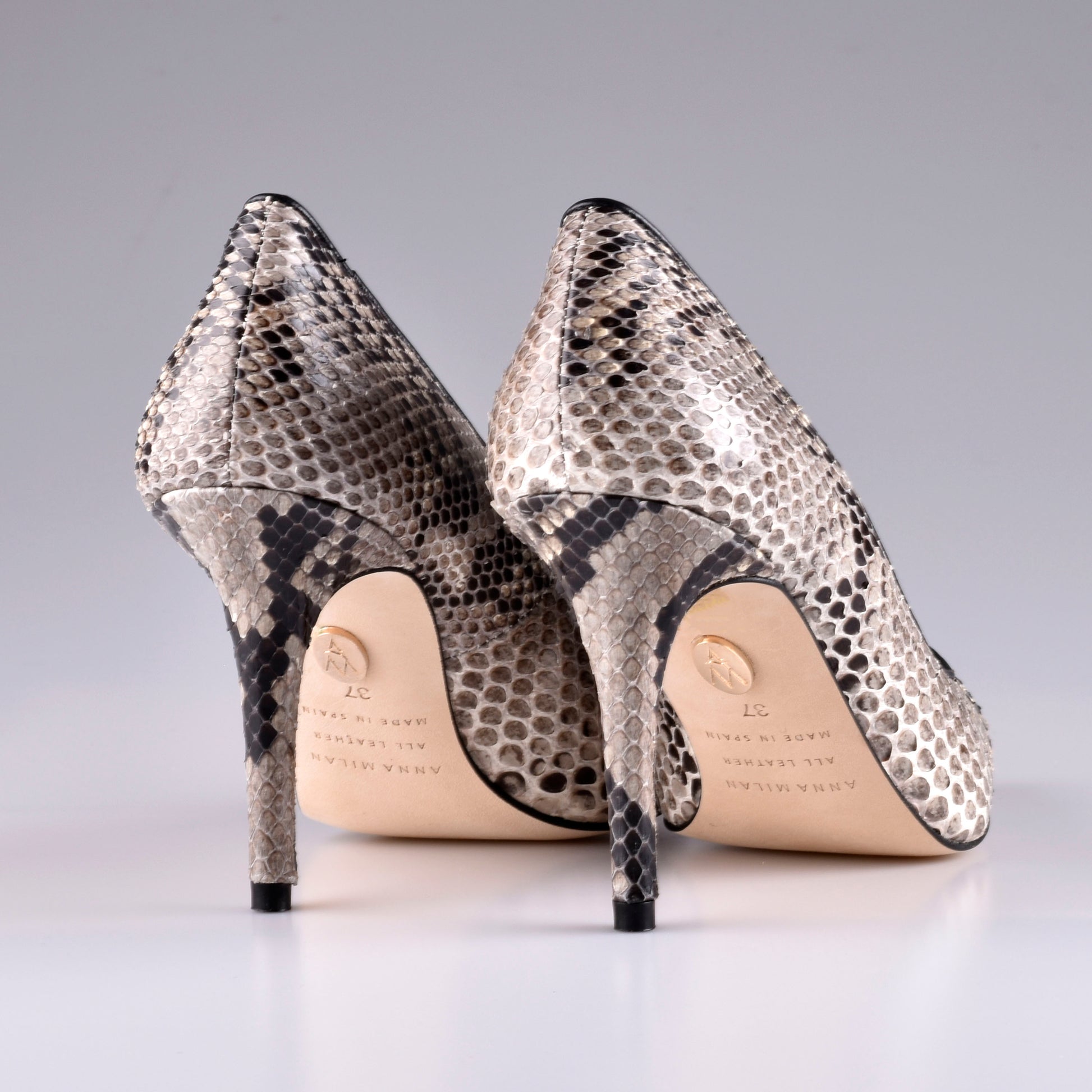 zapatos mujer tacones alto gris