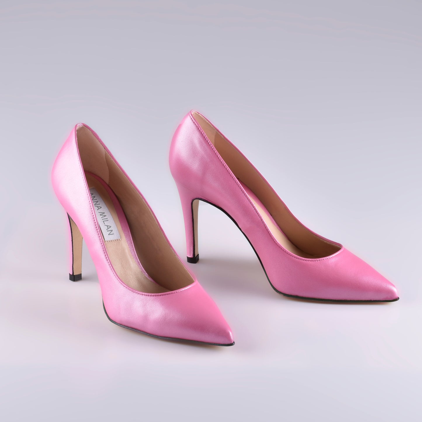 elegantes salones de piel rosa
