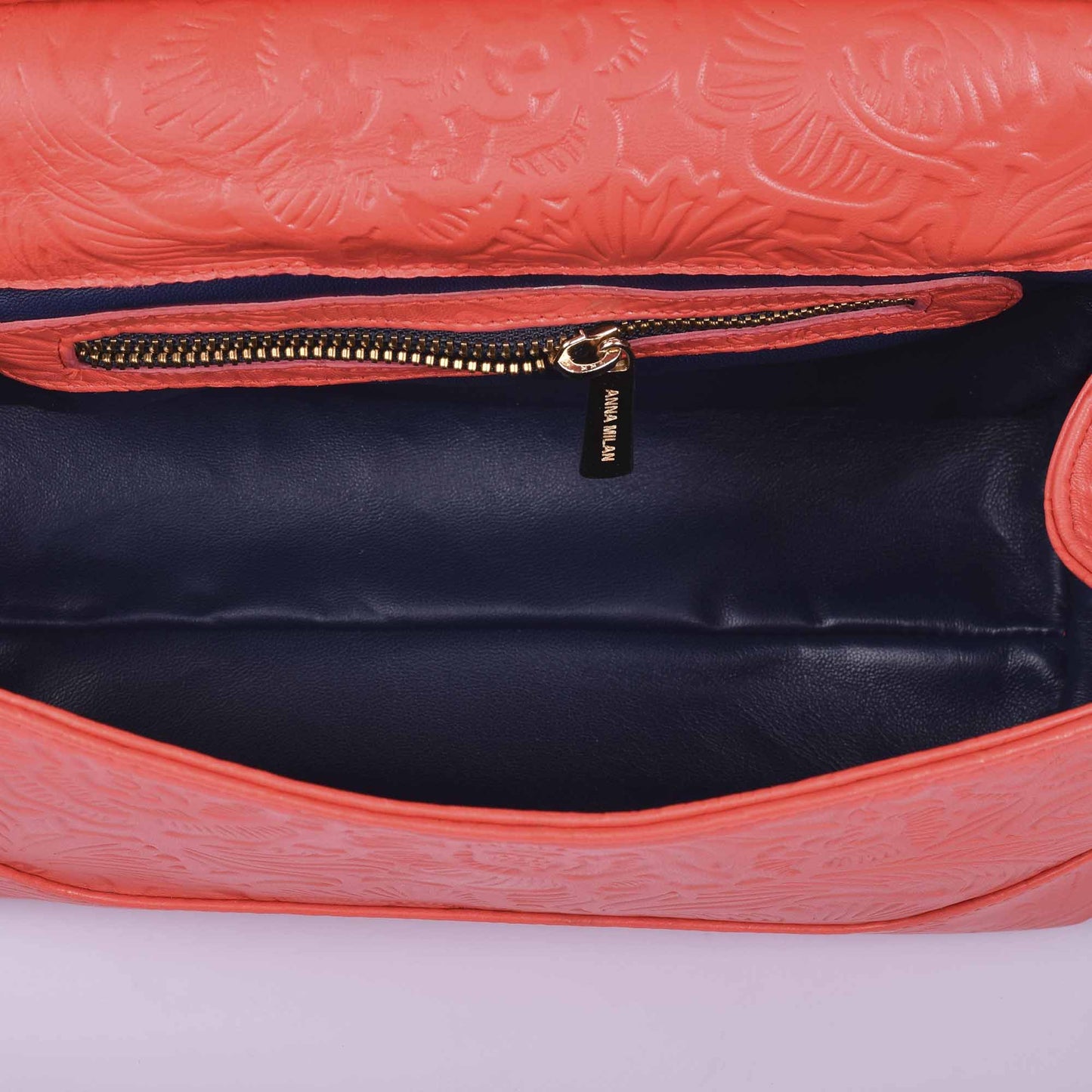 bolso piel natural