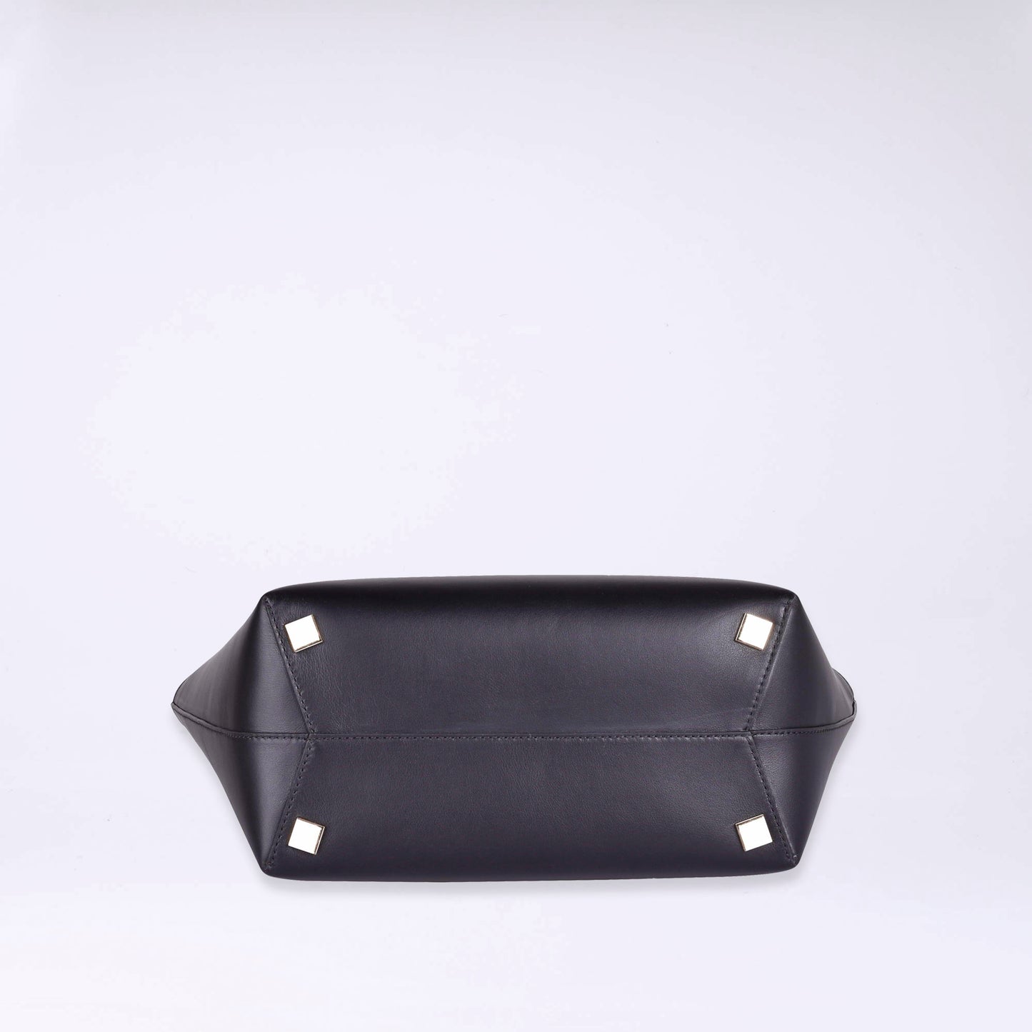 Sac fourre-tout Annette en cuir noir
