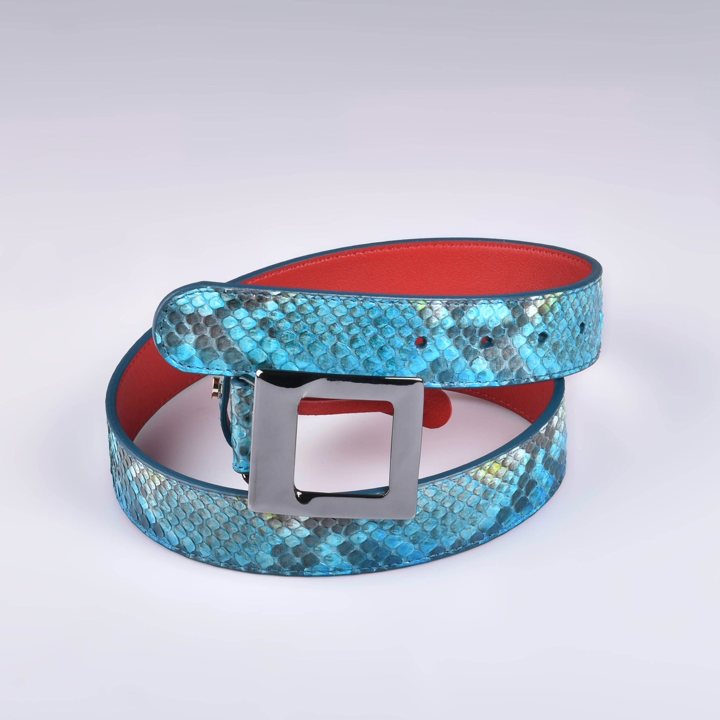cinturon piton azul