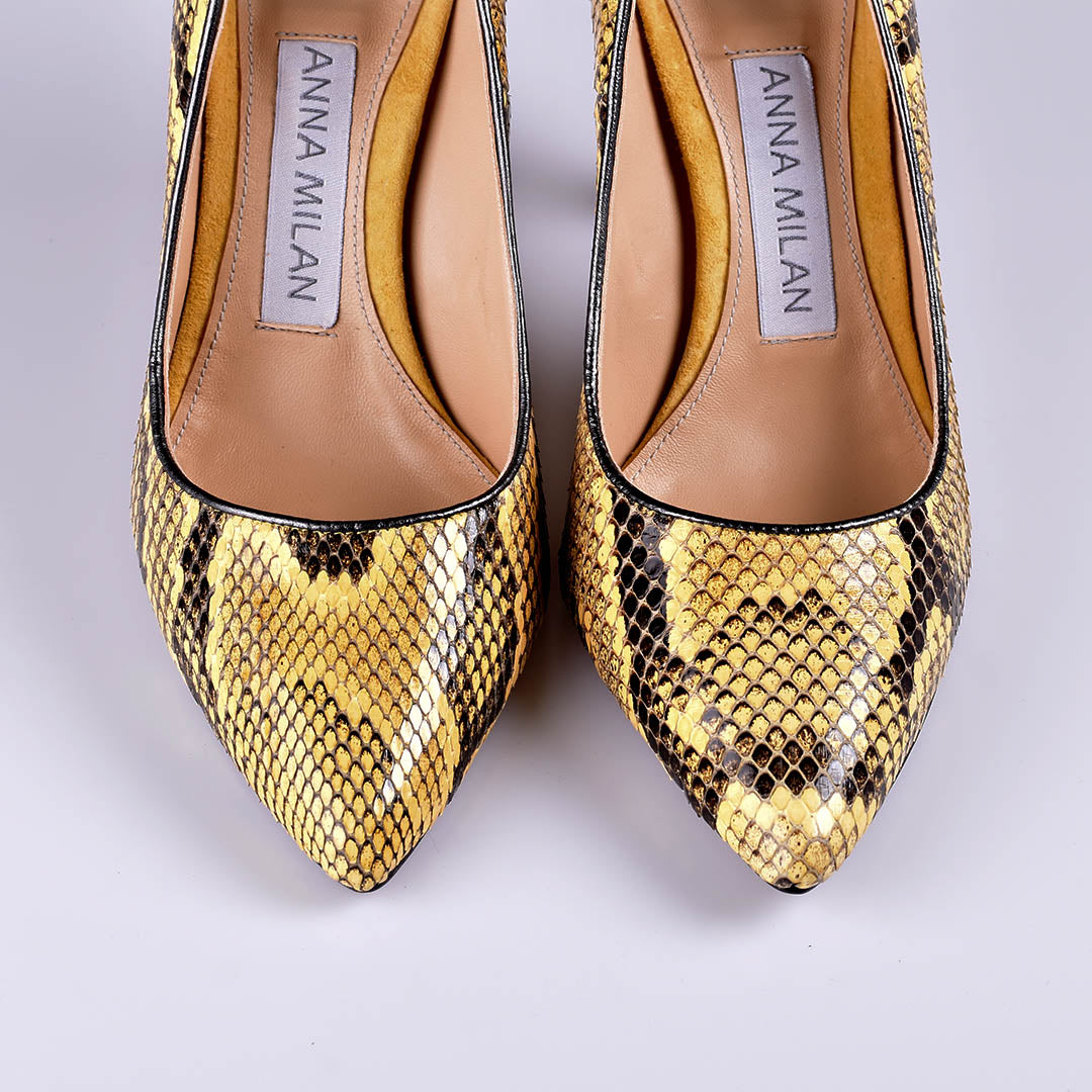 Zapatos salon piton