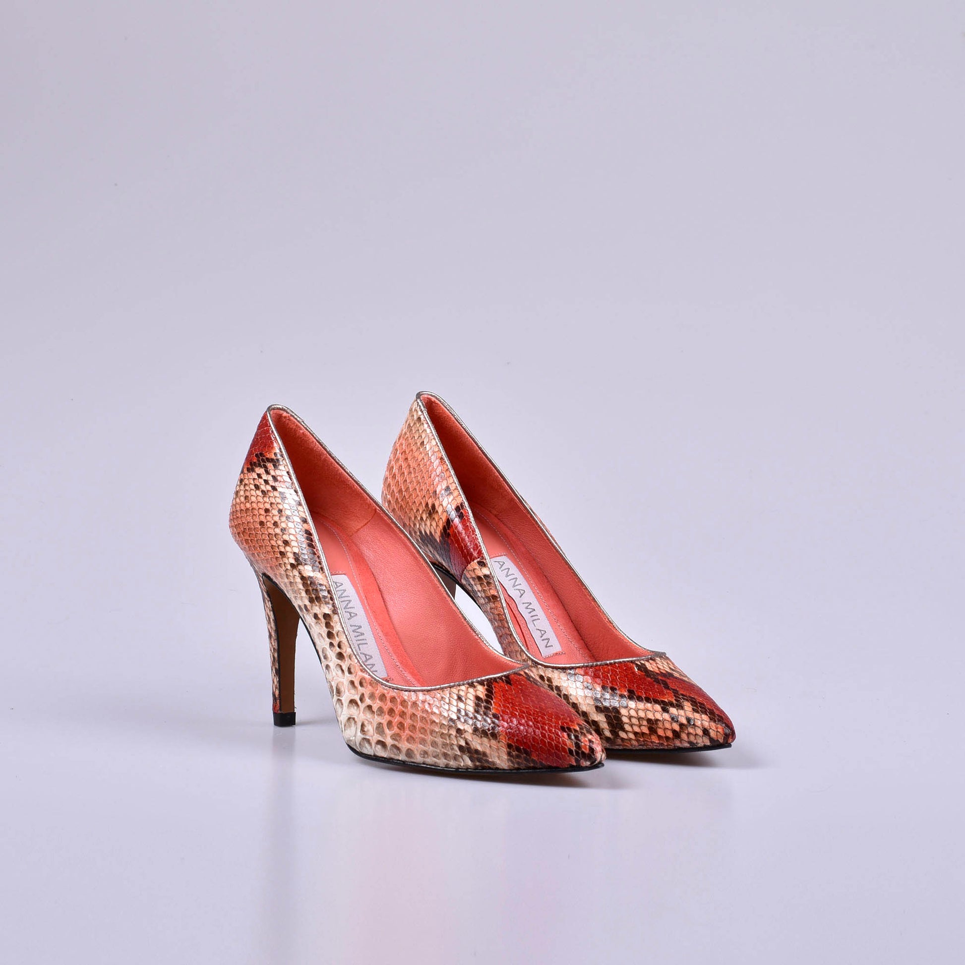 Zapato de salon piel de piton