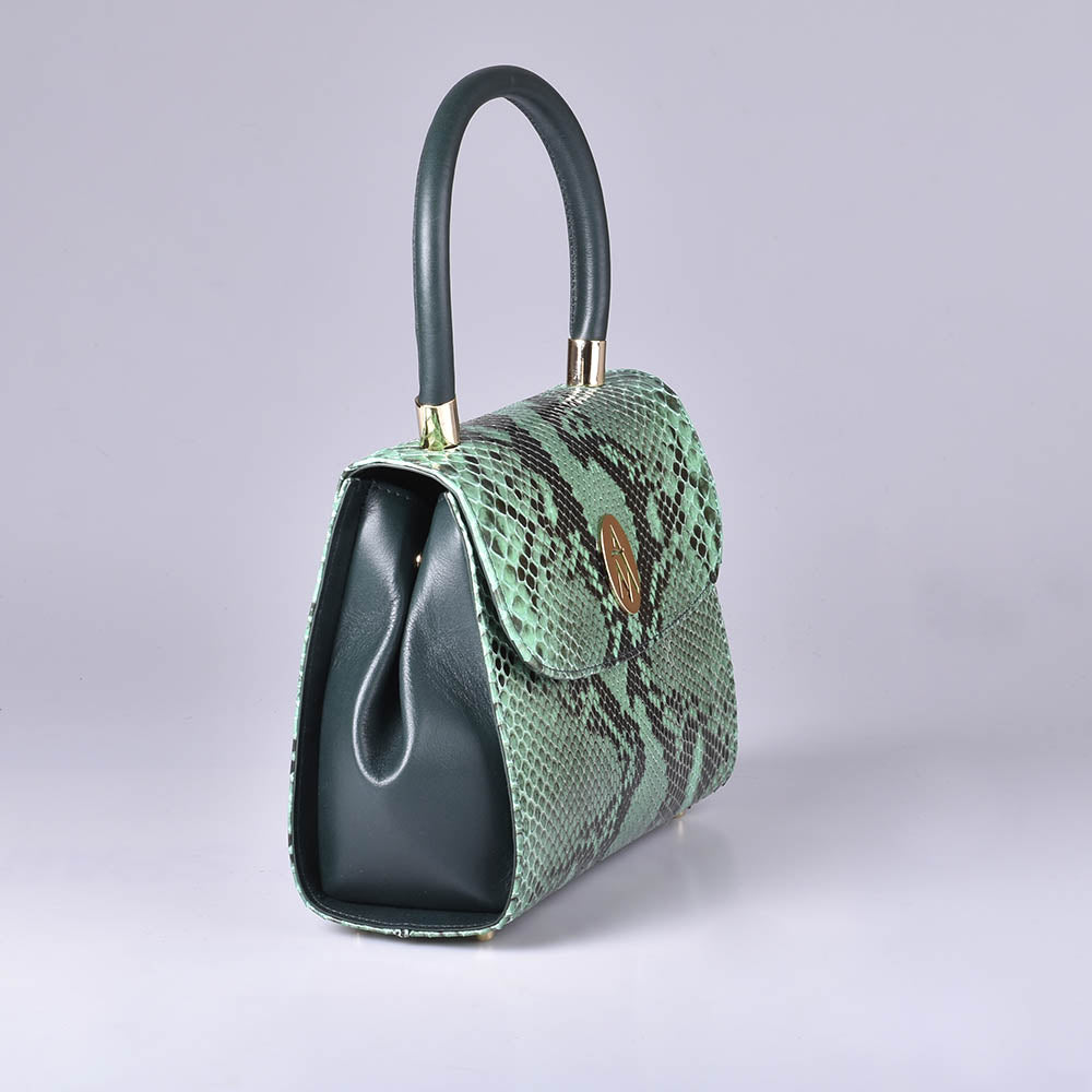 bolso verde mujer