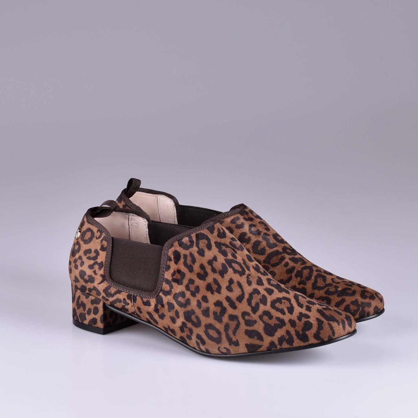 Botin piel leopardo