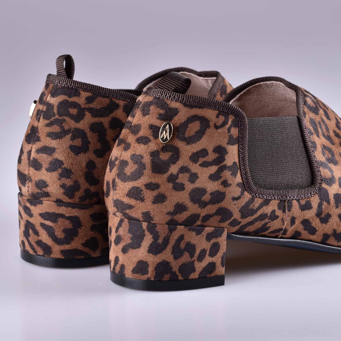 Botin piel leopardo