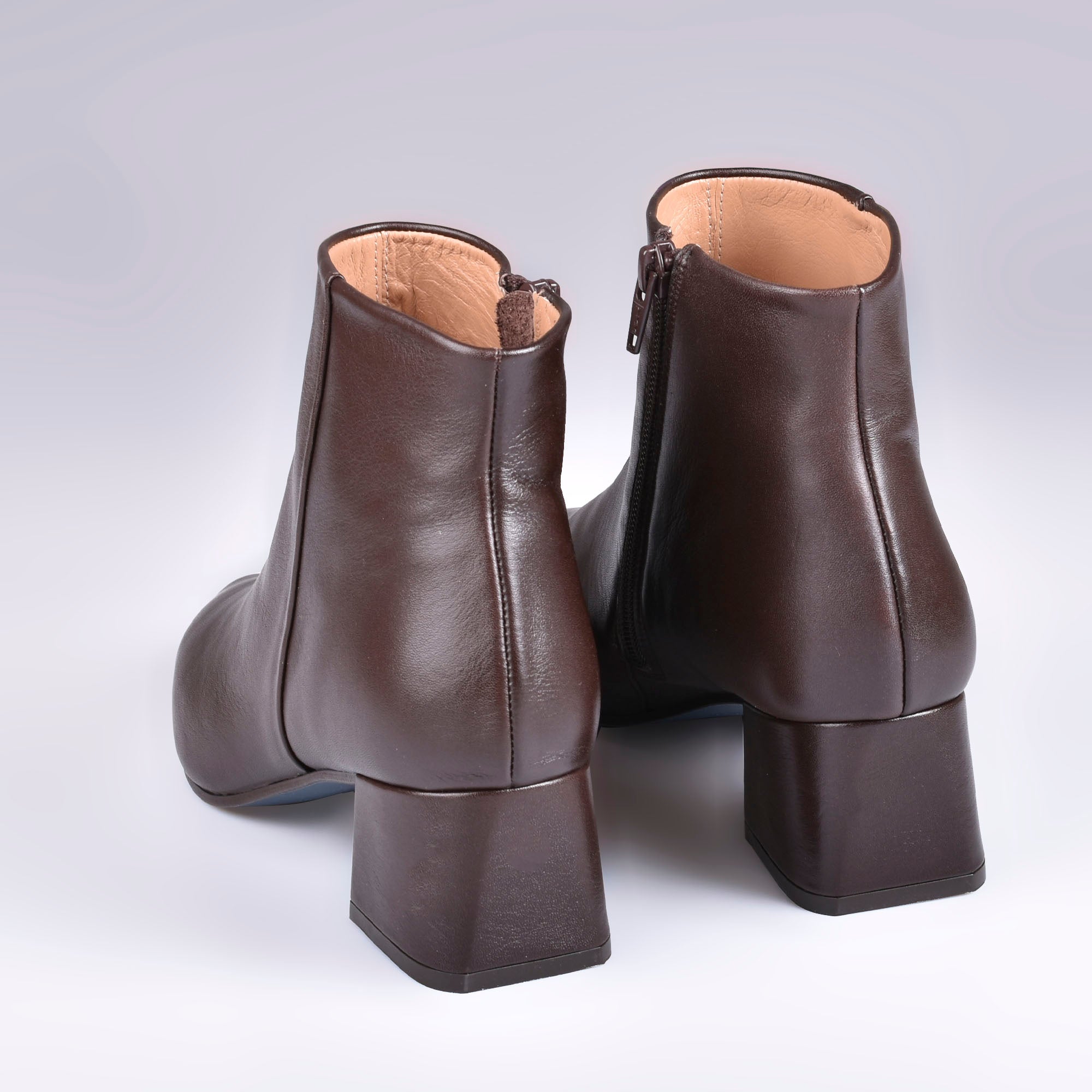 Low cheap boots marron