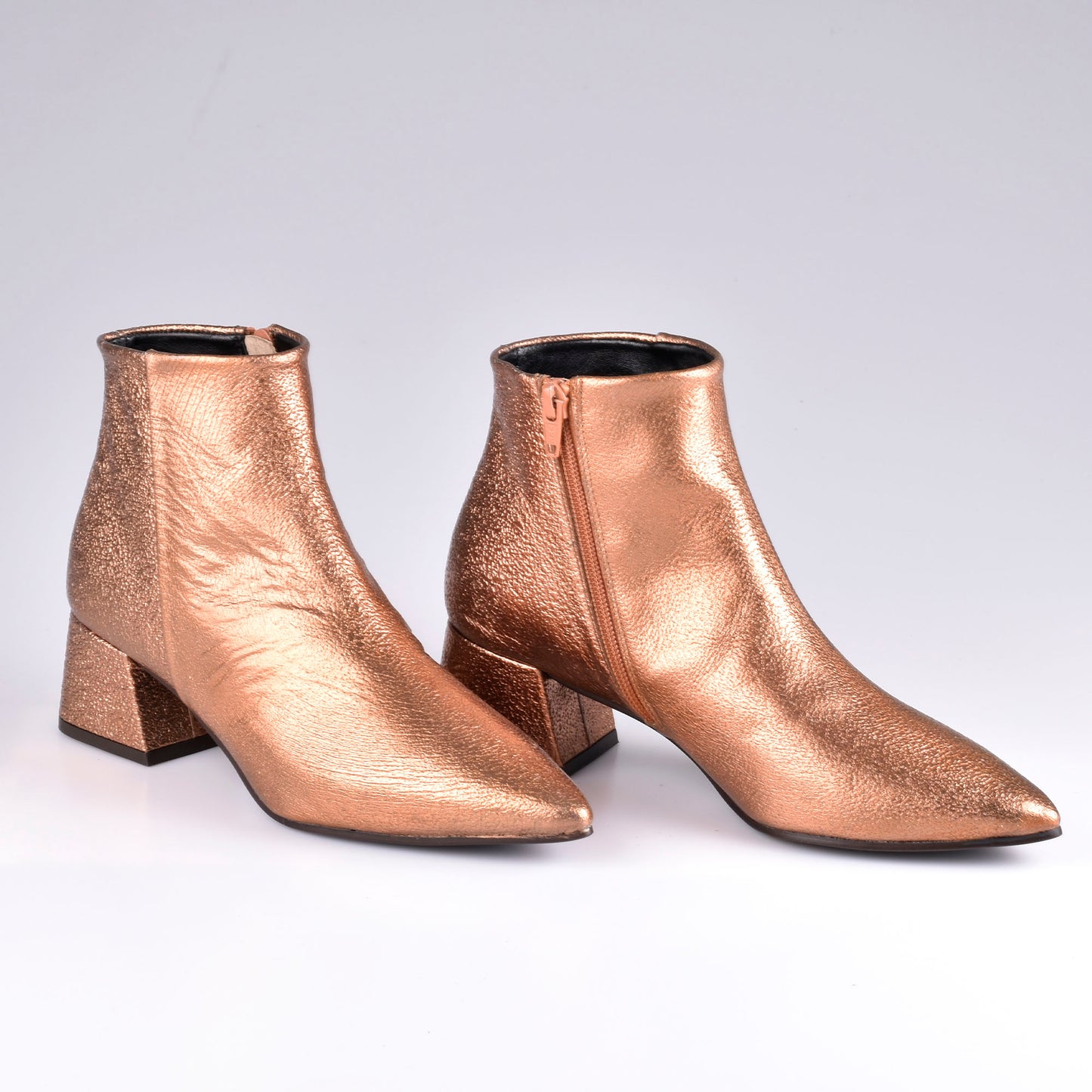 botin bronce mujer