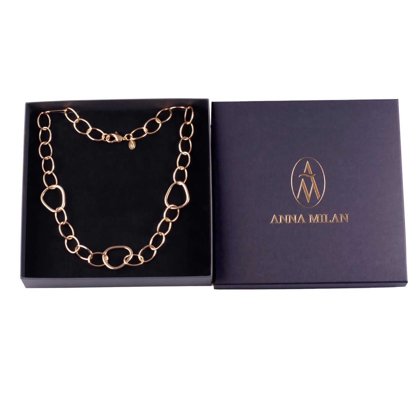 Long Gold Plated Women's Necklace