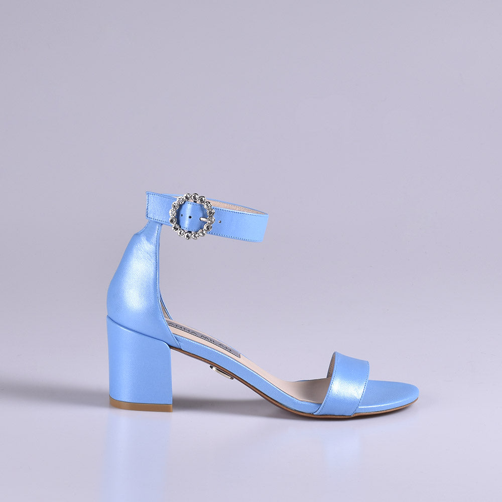 Sandalias azul online celeste