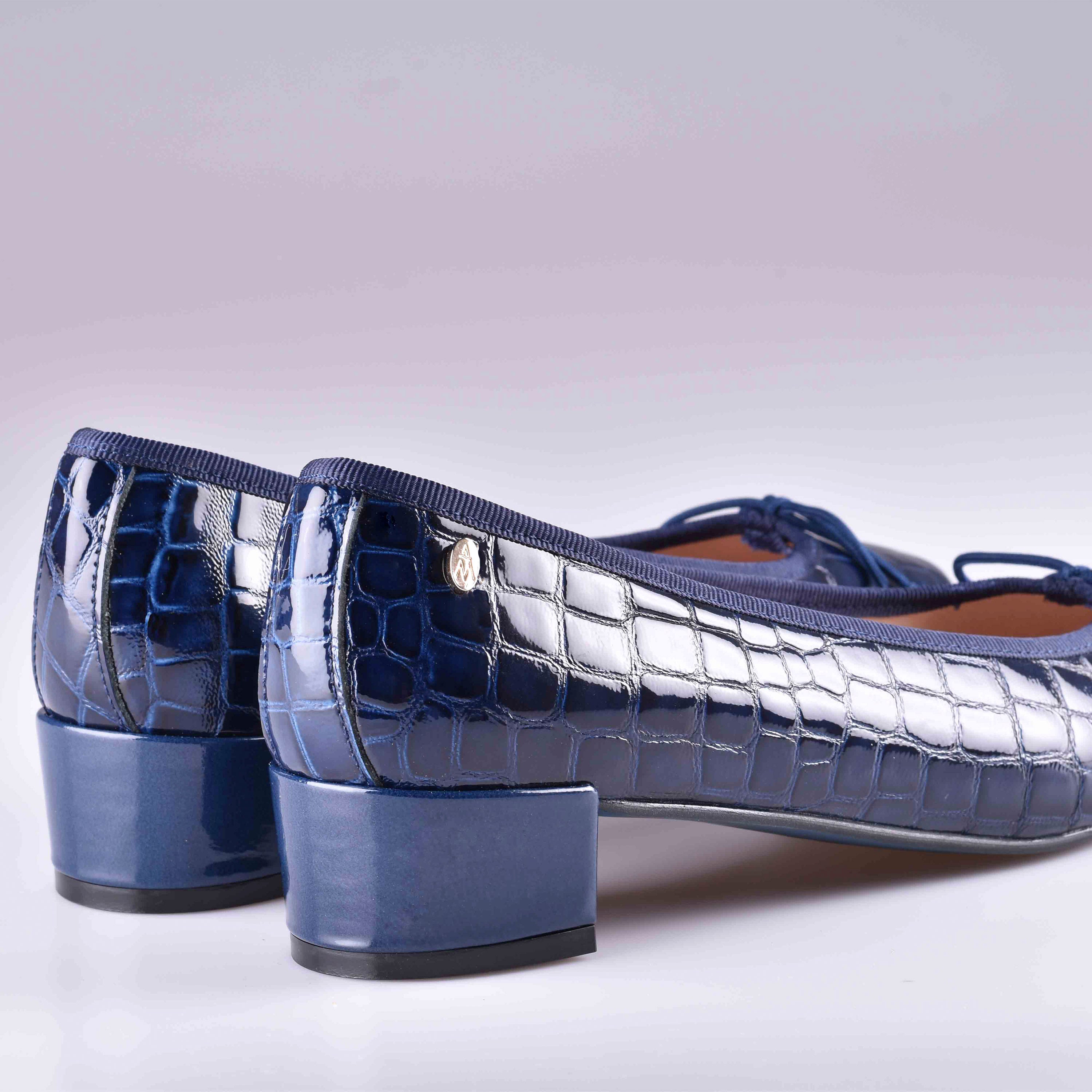 Zapatos tacon online azul