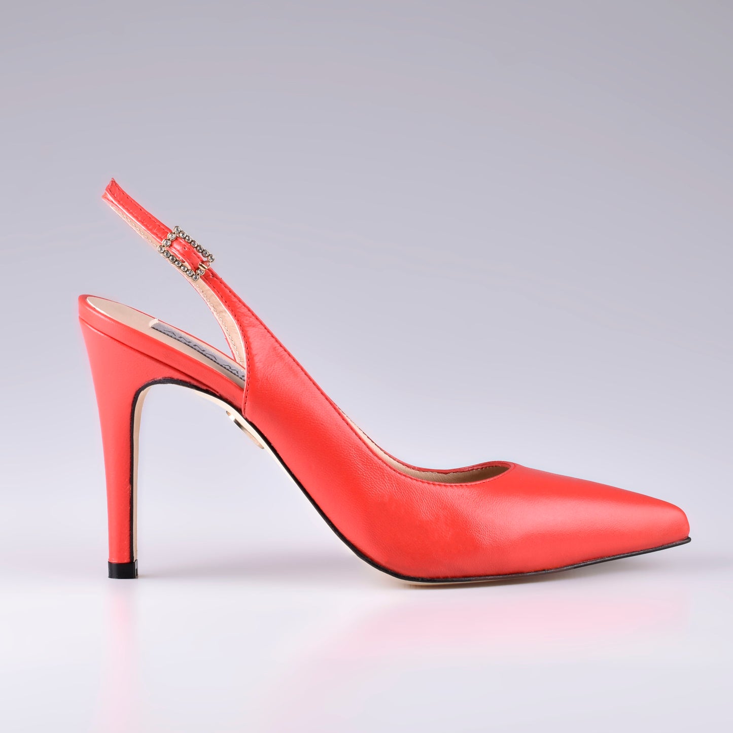 Décolleté slingback rosso Java