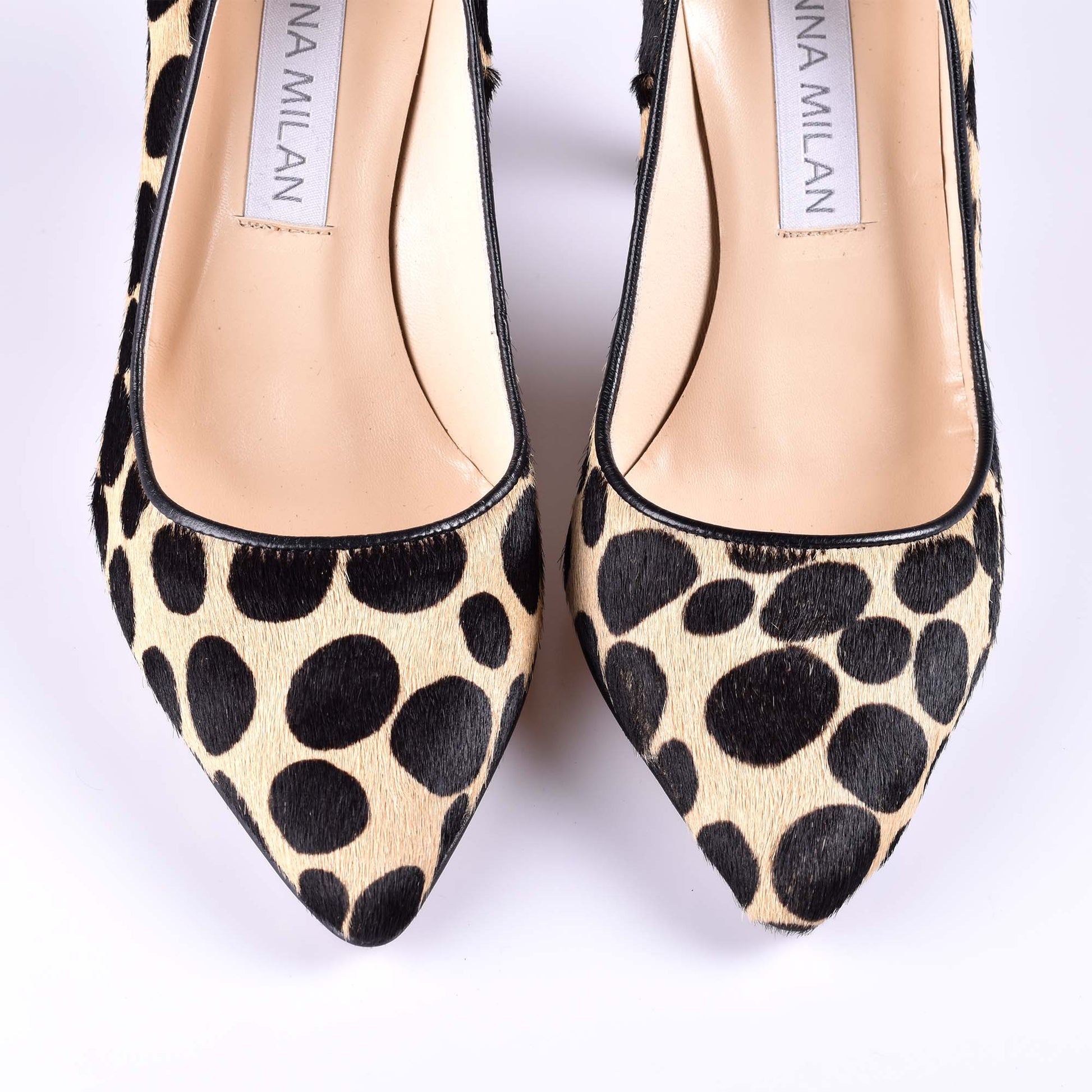 zapatos salon de potro leopardos