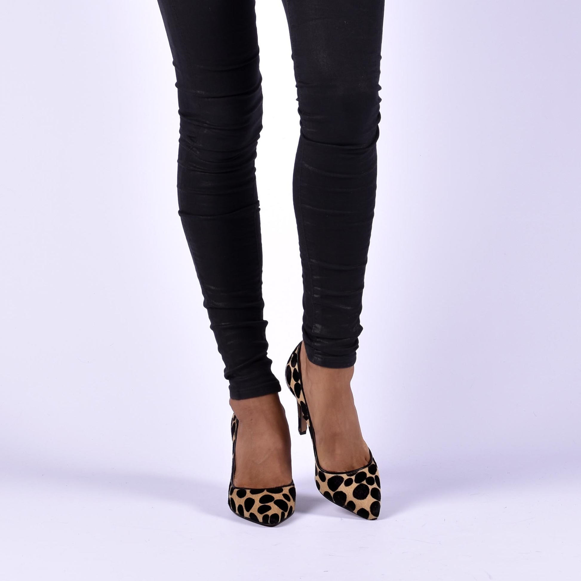 zapatos mujer tacon alto leopardo